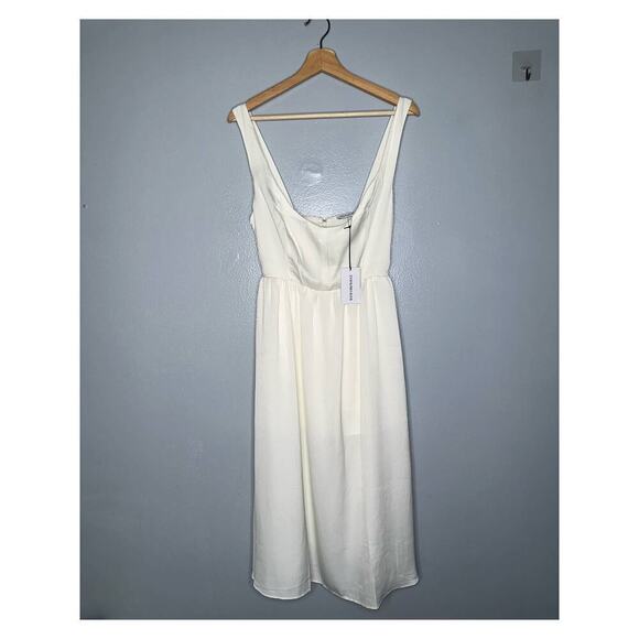 WeWoreWhat × Revolve Satin Charmeuse Corset Midi Dress NWT Women's Size Medium - Picture 2 of 11